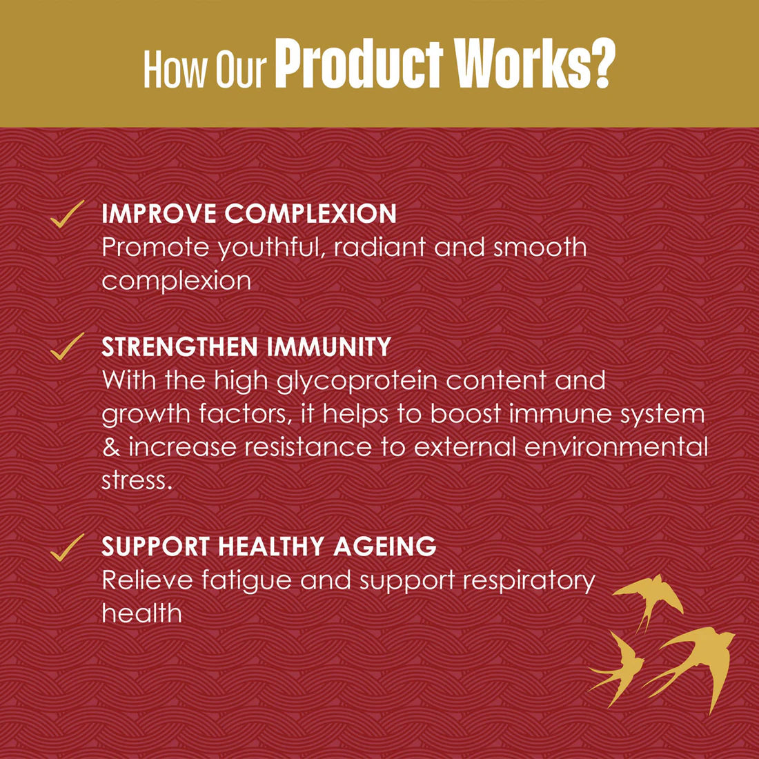 Kinohimitsu Red Dates & Wolfberries Bird's Nest (6s/box) 1 box