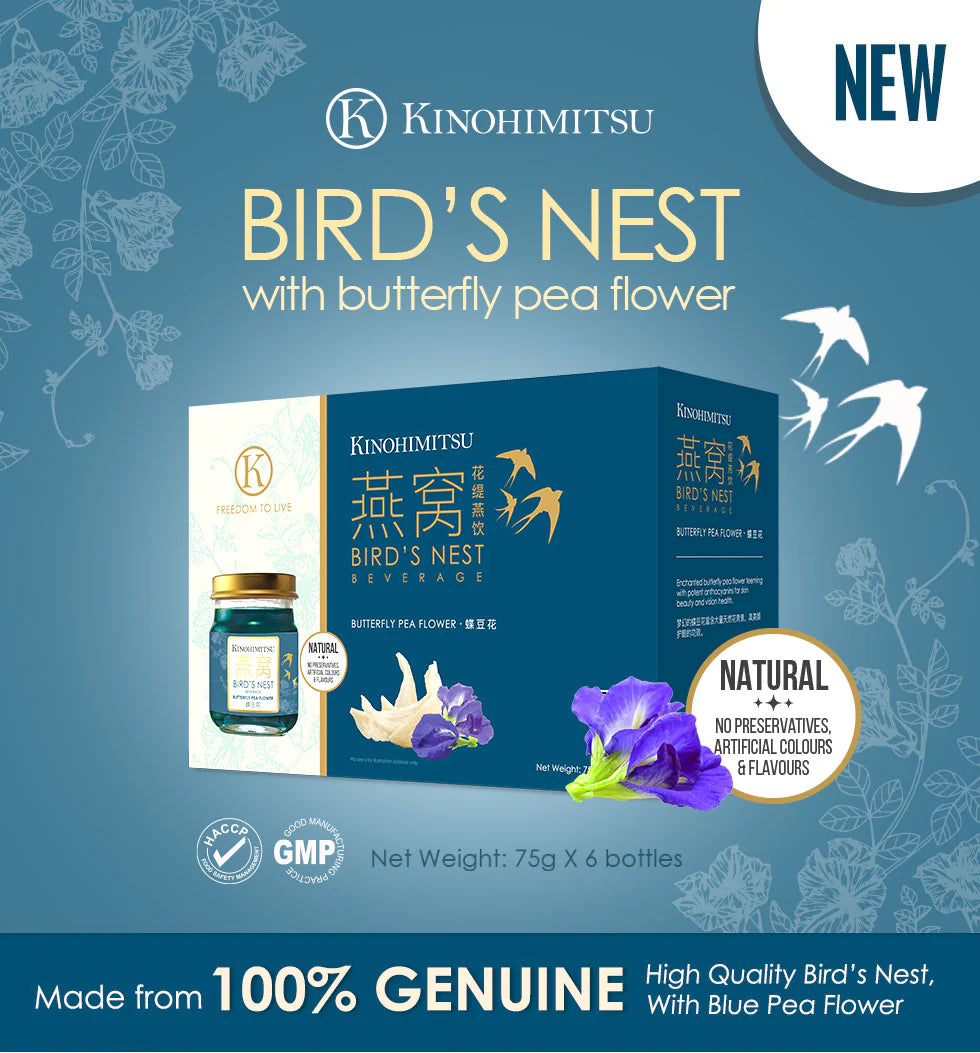 Kinohimitsu Butterfly Pea Flower Bird's Nest