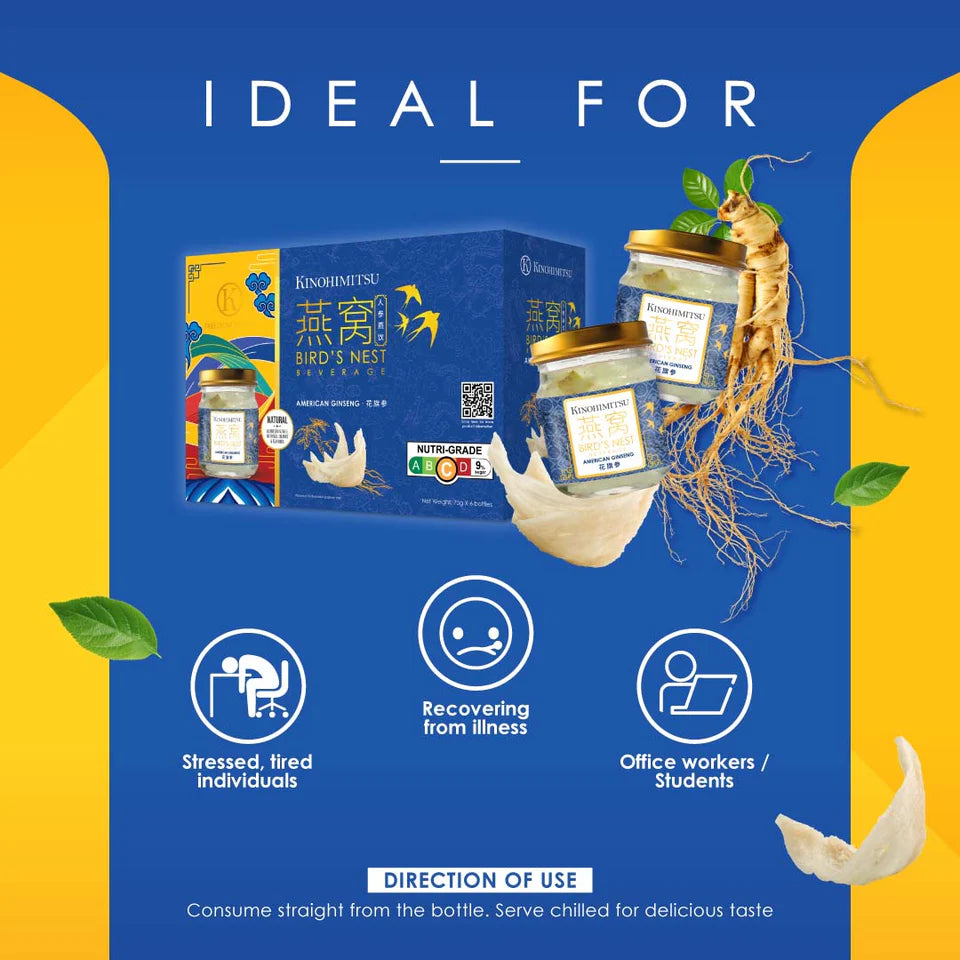 Kinohimitsu American Ginseng Bird's Nest (6s/box) 1 Box
