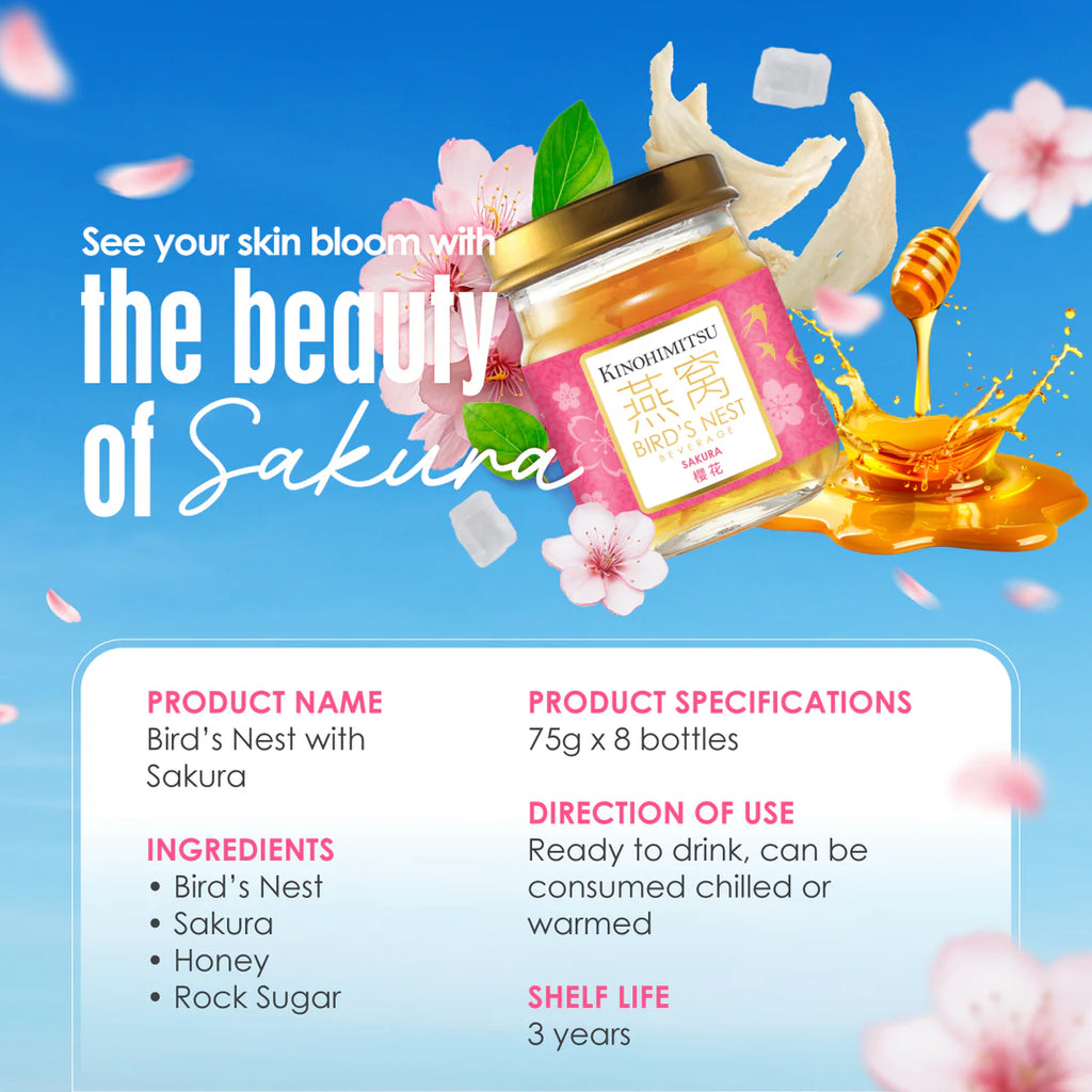 Bird’s Nest Drink with Sakura (8s/box)
