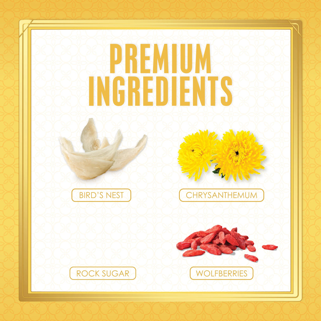 Bird’s Nest with Chrysanthemum, Cassia Seed & Wolfberry