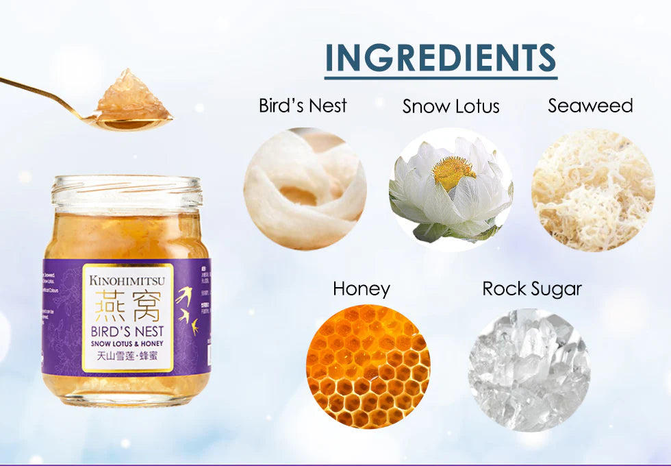 Bird's Nest With Snow Lotus and Honey (8s/box)